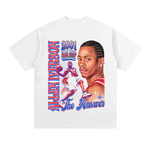 Allen Iverson Oversized Graphic Tee